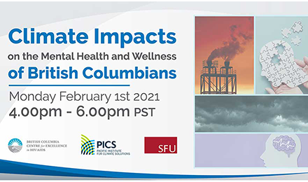 Climate Impacts on the Mental Health and Wellness of British Columbians