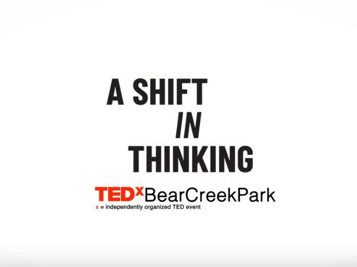 TedX A Shift in Thinking